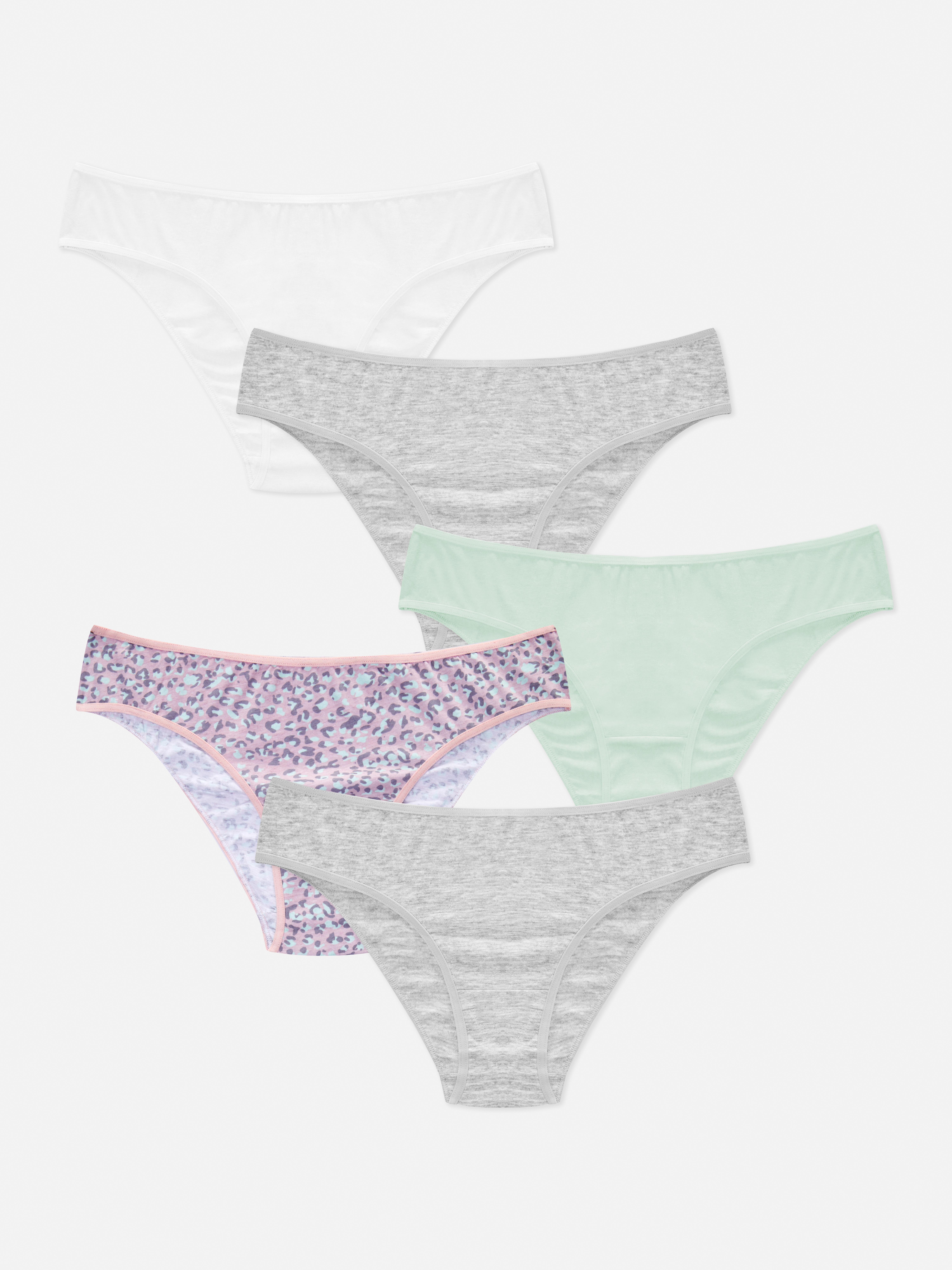 Pack de 5 braguitas brasileñas | Braguitas | Lencería y ropa interior | Ropa para mujer | Nuestra línea de moda femenina | Todos productos Primark | Primark España