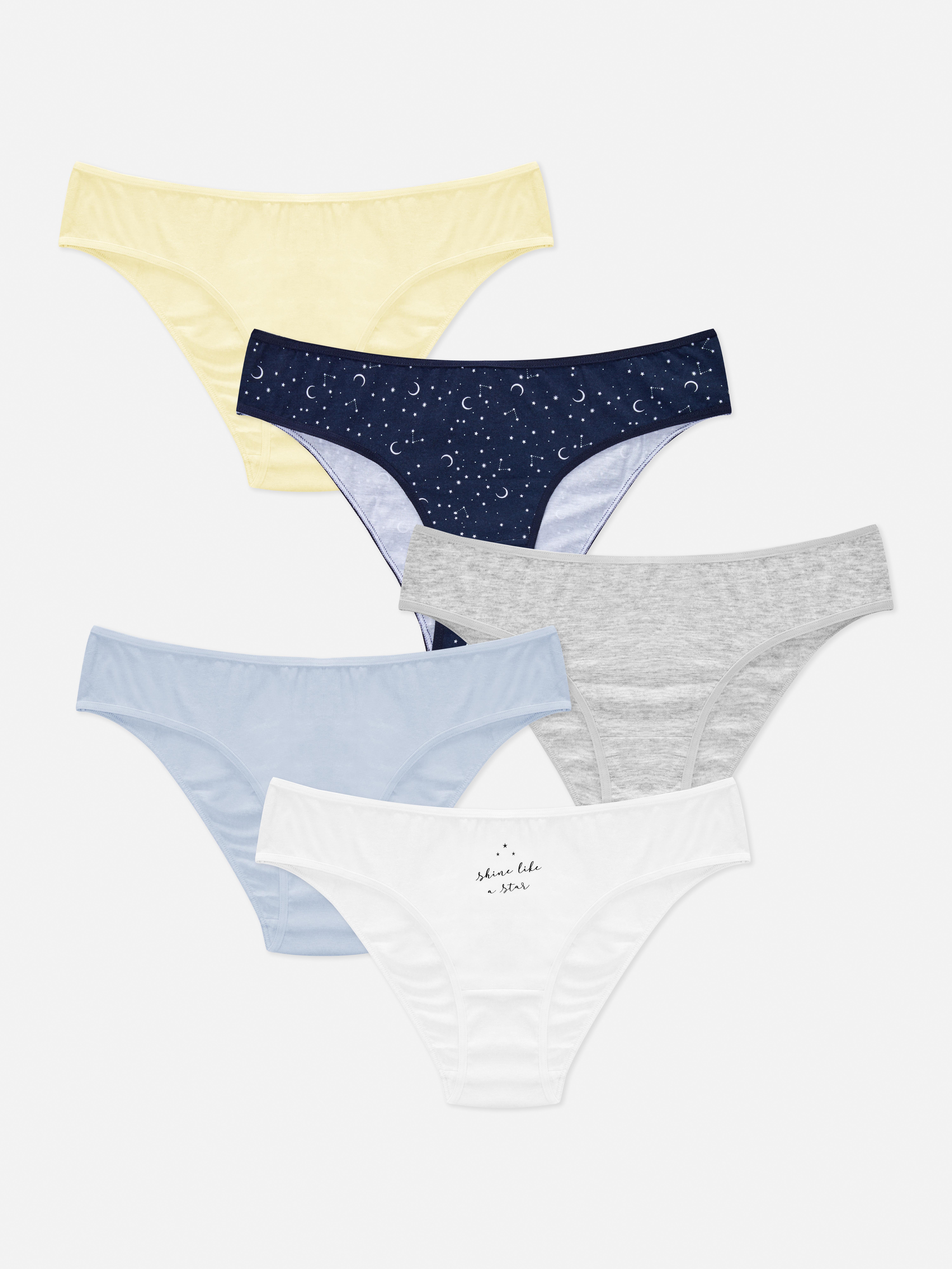 5Pack Printed Brazilian Briefs Briefs & Knickers Lingerie