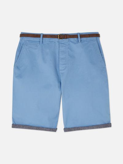 Belted Chino Shorts