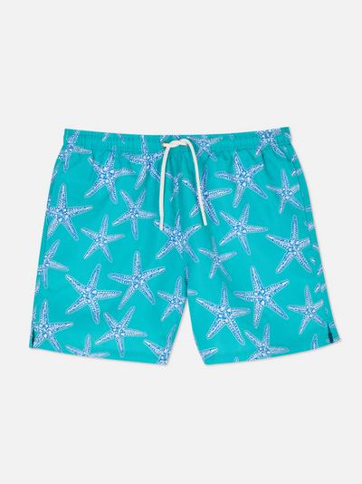 Starfish Print Swim Shorts