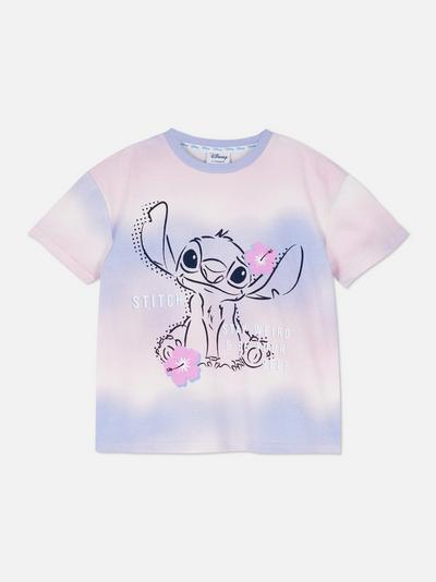 T-shirt efeito tingimento Disney Lilo e Stitch