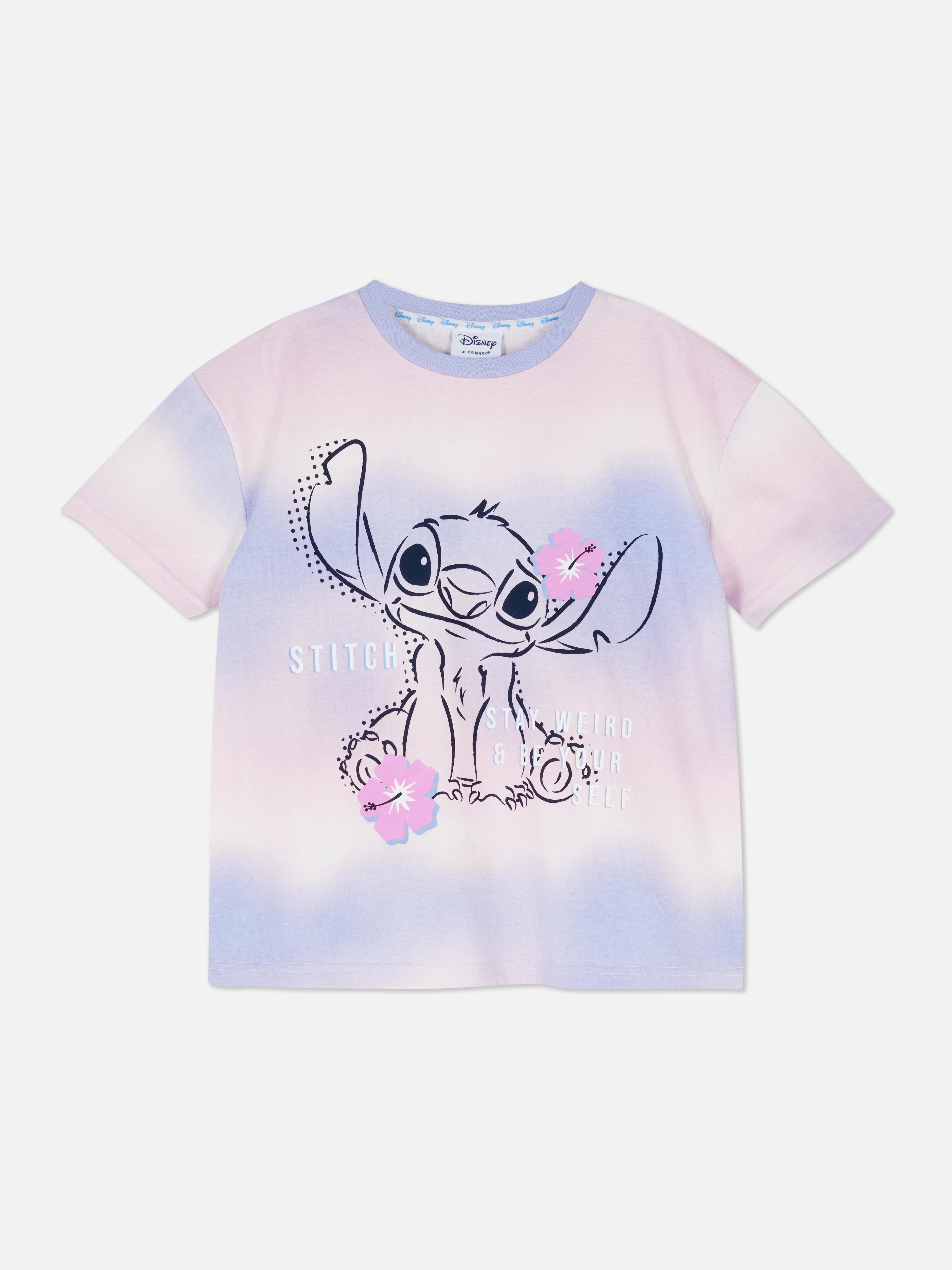 Camiseta con estampado tie-dye de Lilo y Stitch de Disney | Tops y capucha para niñas mayores Ropa de niña mayor | Moda para niñas | Ropa niños