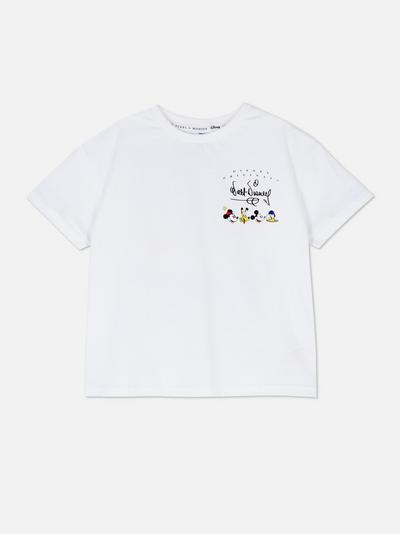 Camiseta de algodón con estampado de los personajes originales de Mickey Mouse y sus amigos de Disney