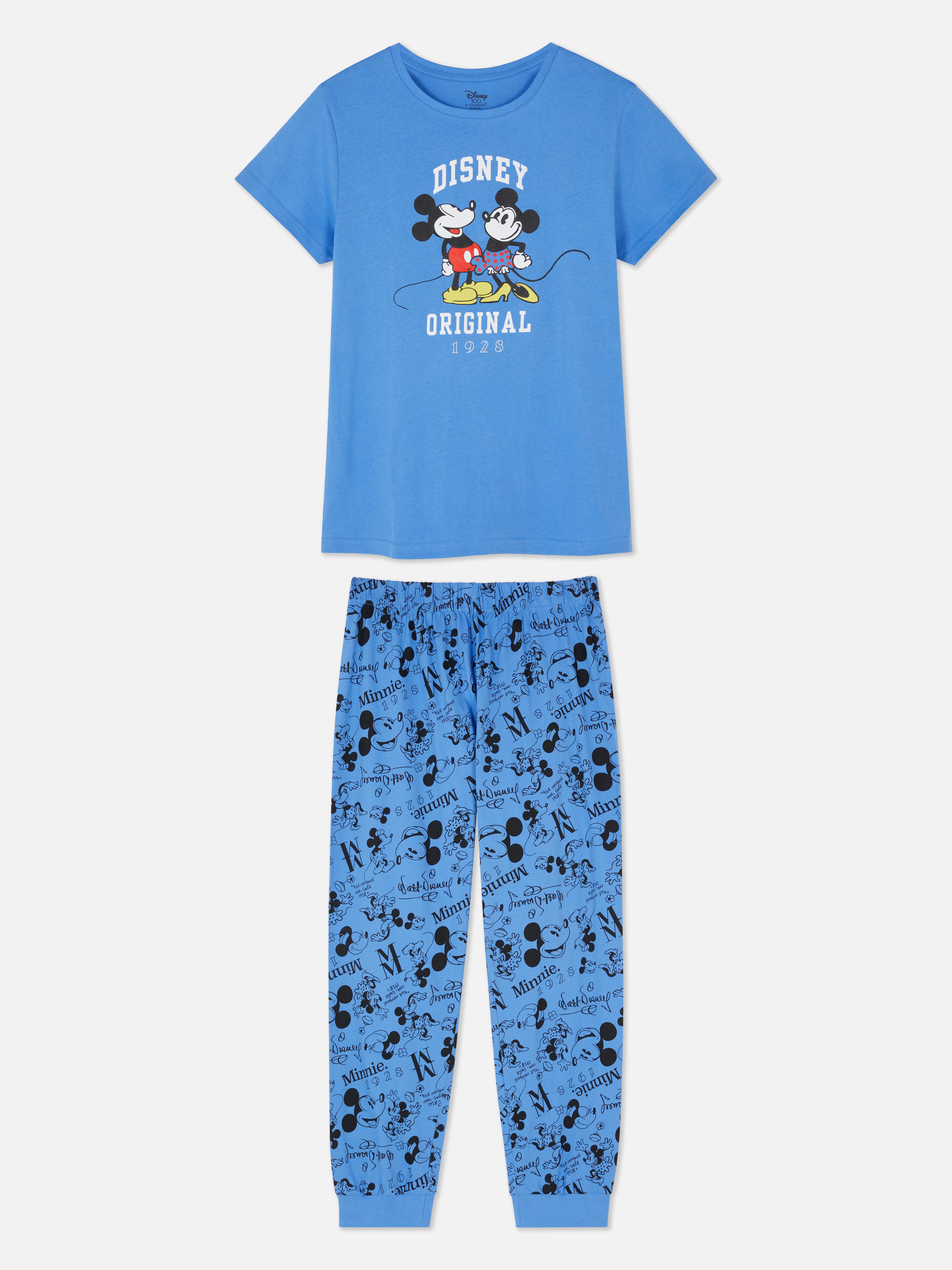 Disney's Mickey and Minnie Mouse Graphic Pajamas Women's Pajama Set Women's Pajamas Women