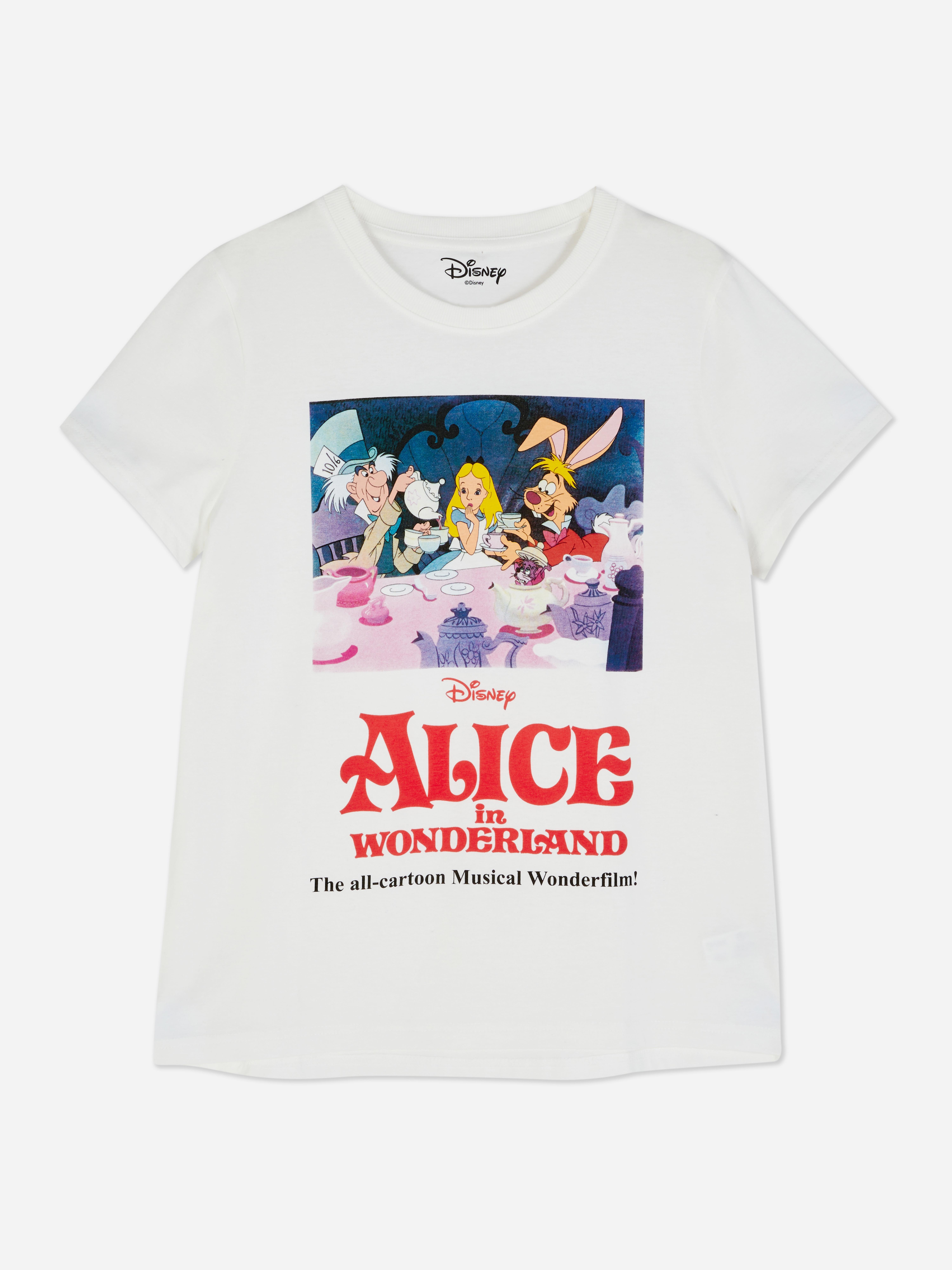 Camiseta de Alicia en el país de las de Disney | Camisetas para mujer | para mujer | Nuestra línea de moda femenina | Todos los productos Primark | Primark España