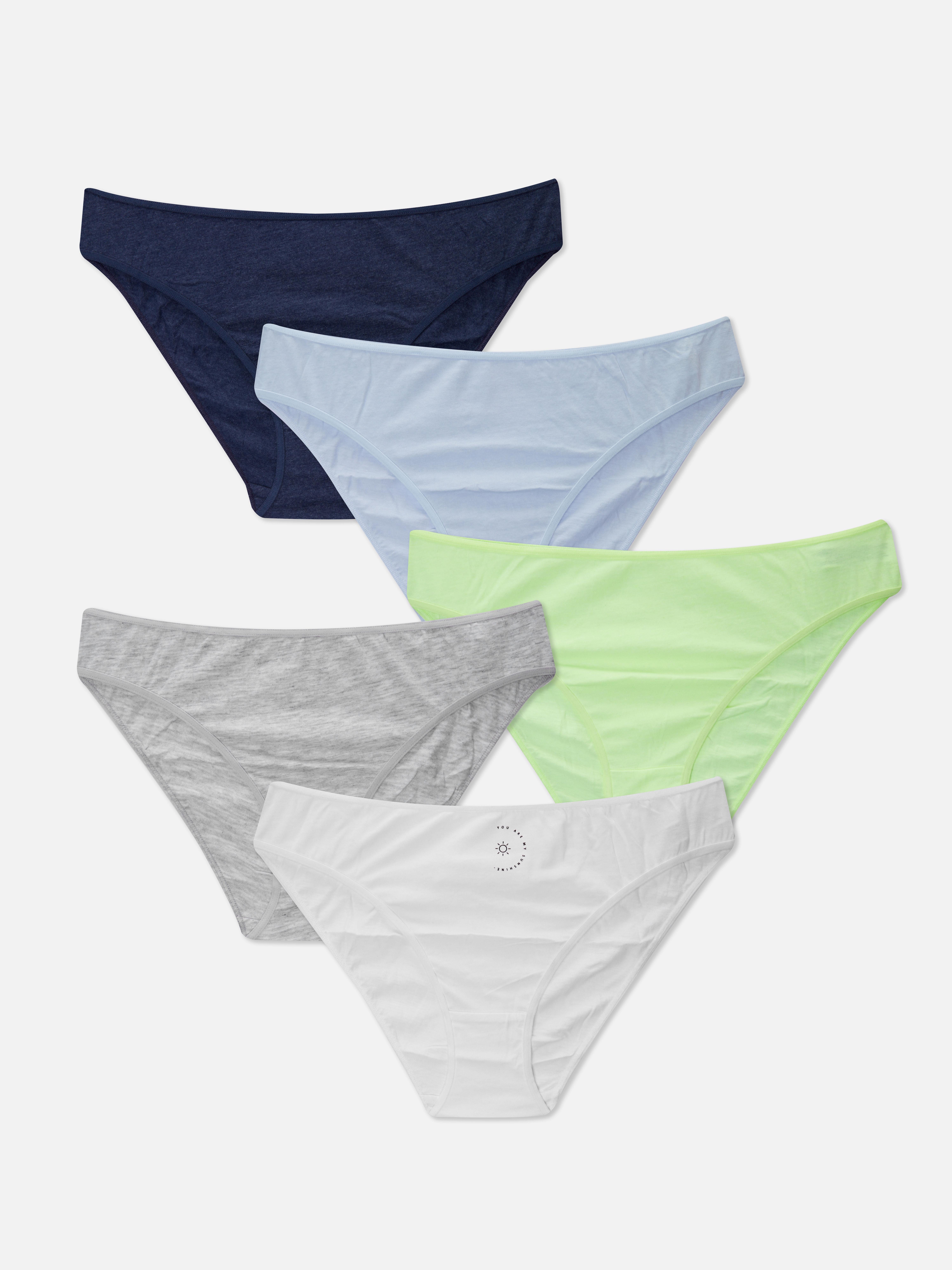 Pack de 5 minibraguitas de uso diario | Braguitas | Lencería y ropa interior | Ropa para mujer | Nuestra línea de moda femenina Todos productos Primark | Primark España