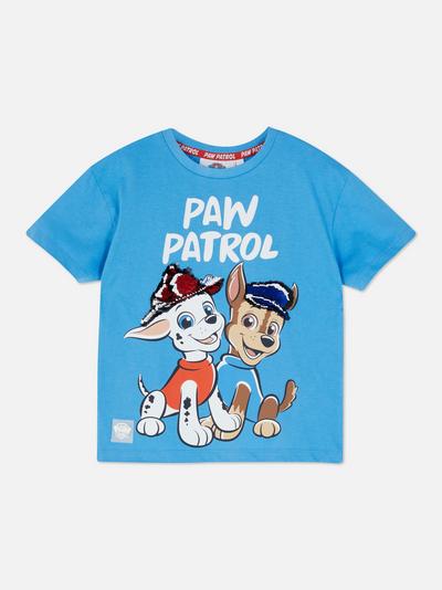T-shirt gráfica lantejoulas PAW Patrol
