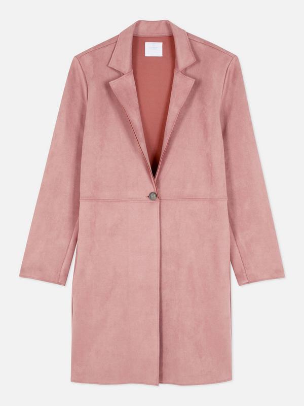 Abrigo de antelina | Abrigos y chaquetas para mujer | Ropa para mujer | Nuestra línea de moda femenina | los productos Primark | Primark España