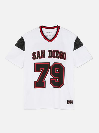 San Diego T-shirt met mesh