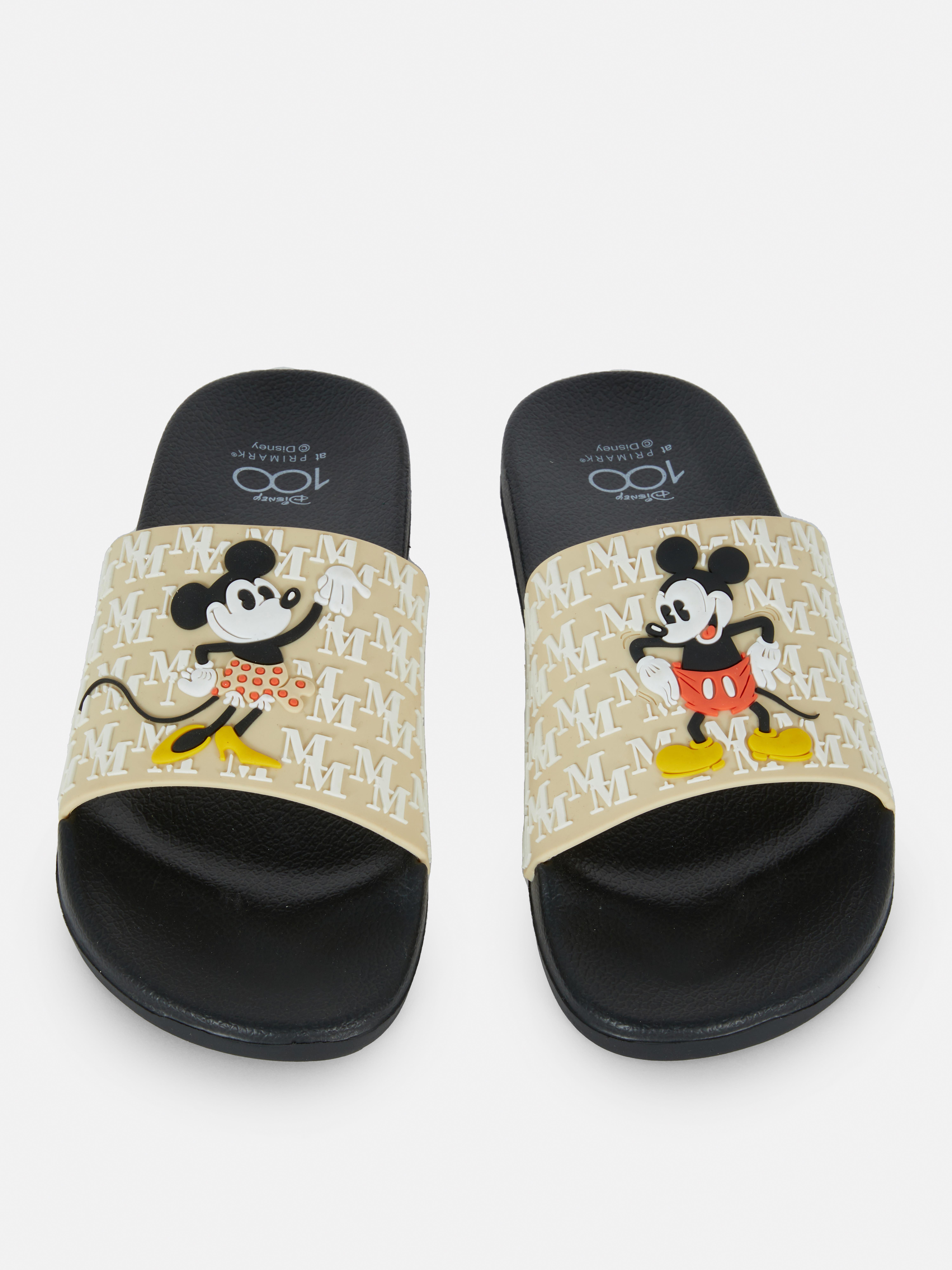 Chanclas con el personaje original de Mickey Mouse de Disney en relieve | Calzado playa para mujer: chanclas y sandalias | Zapatos y botas para mujer | Nuestra de moda