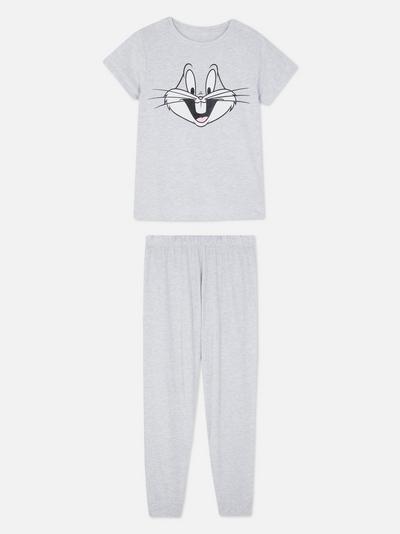 Pyjama Looney Tunes Bugs Bunny à manches courtes