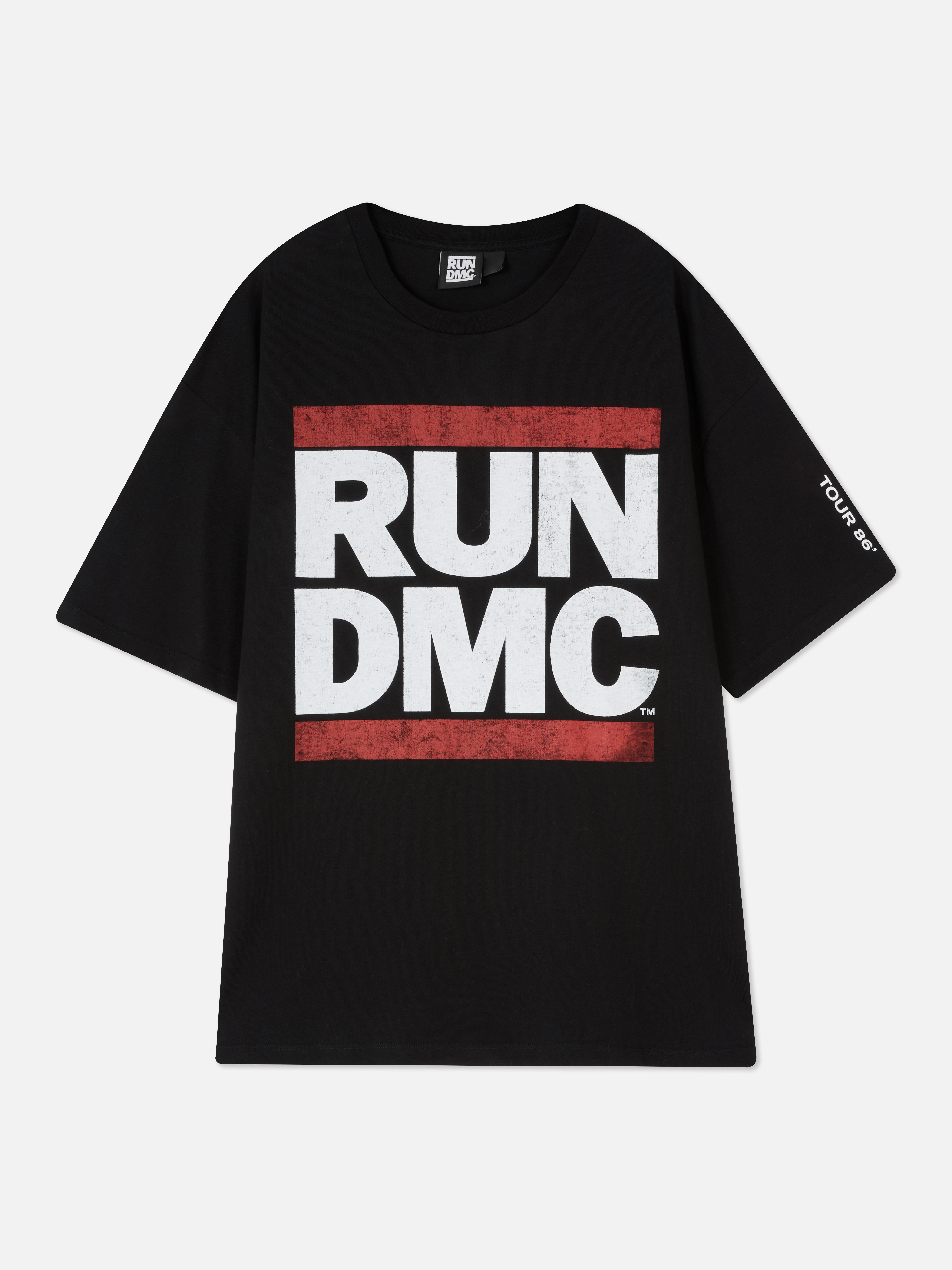 Camiseta de manga corta con estampado gráfico RUN DMC Camisetas para mujer | Ropa para mujer | Nuestra de moda femenina | Todos los productos Primark | Primark España