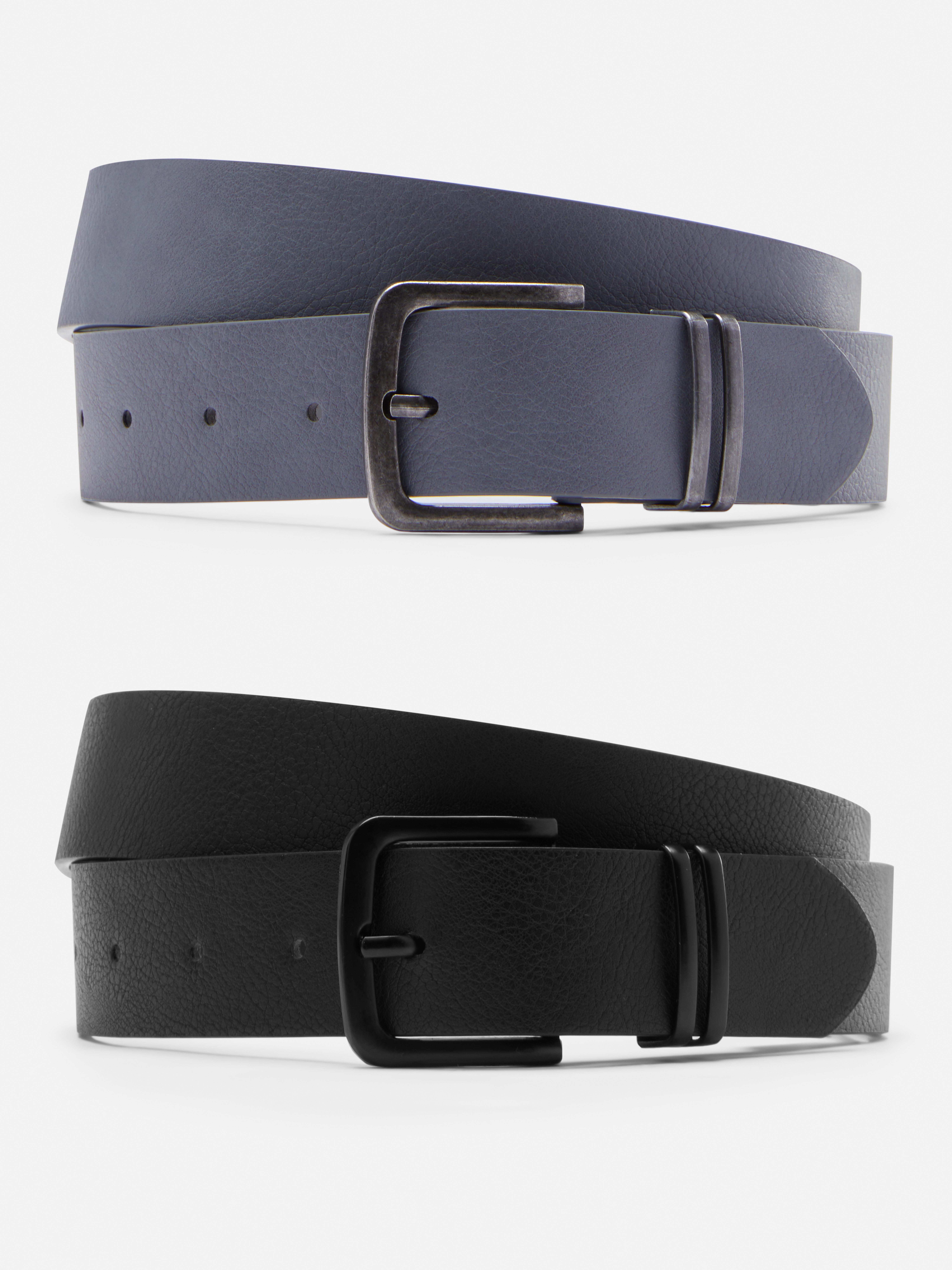 Pack de 2 cinturones con textura | Cinturones para hombre | Complementos para hombre: cinturones, sombreros y de sol | Nuestra línea de moda masculina | Todos los productos | Primark España