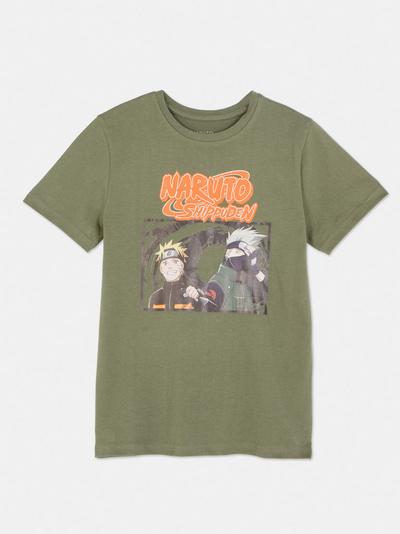 T-shirt manga curta estampado Naruto