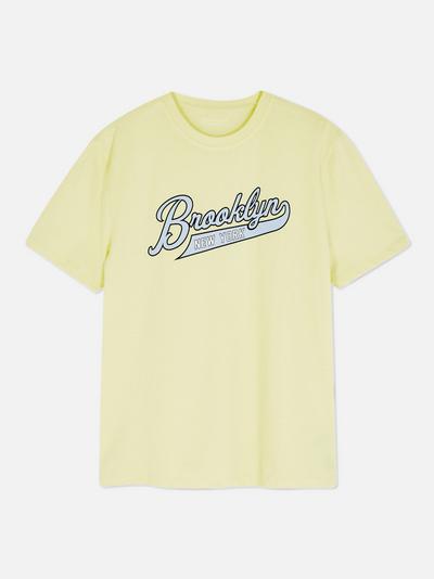 T-shirt gola redonda Brooklyn