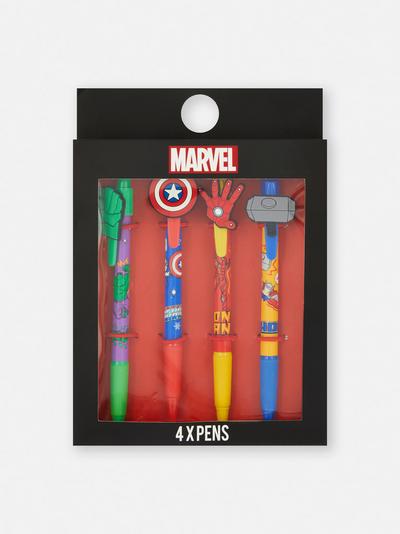 Pack 4 canetas Marvel Vingadores