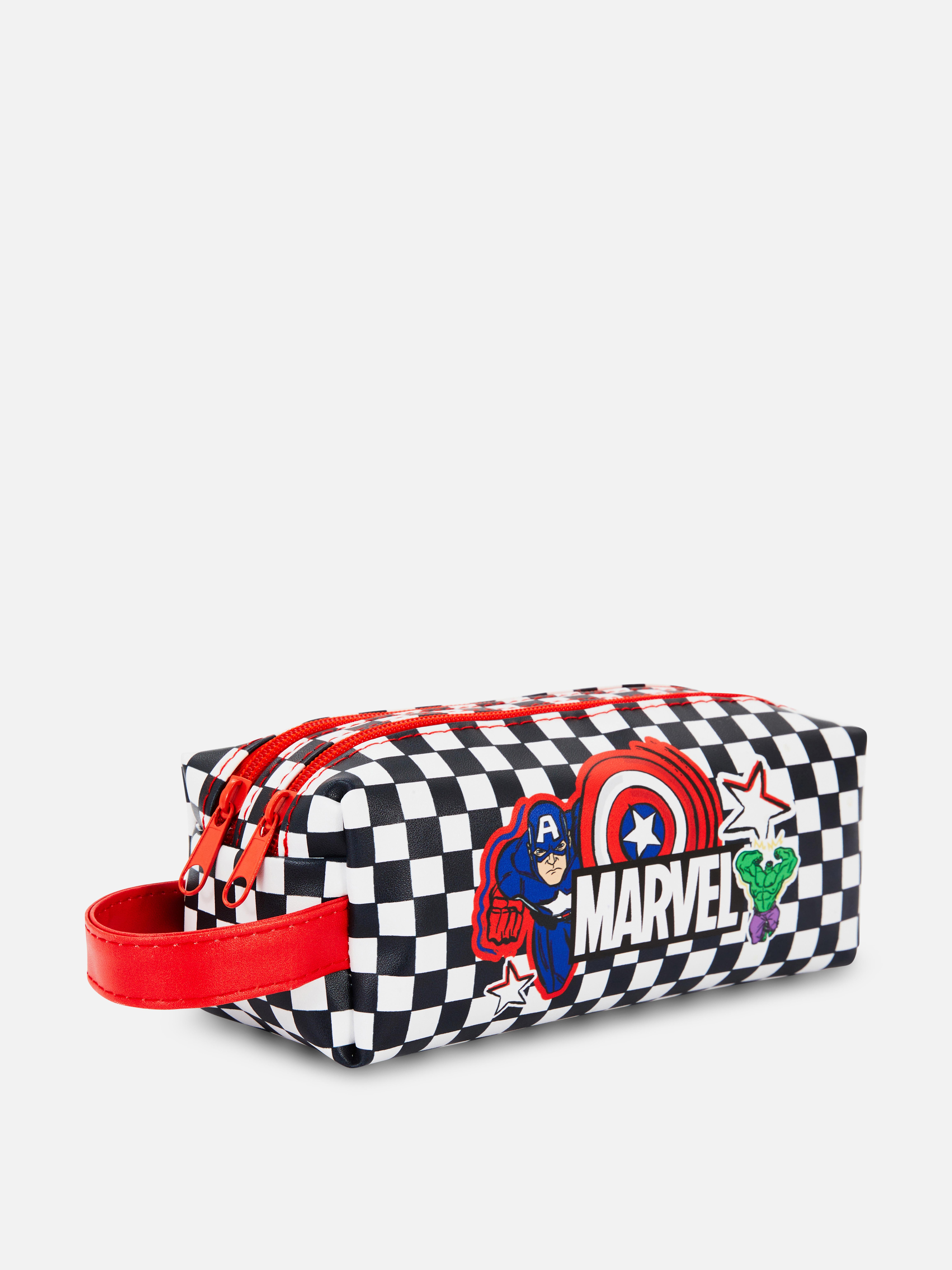 Estojo lápis xadrez Marvel Vingadores