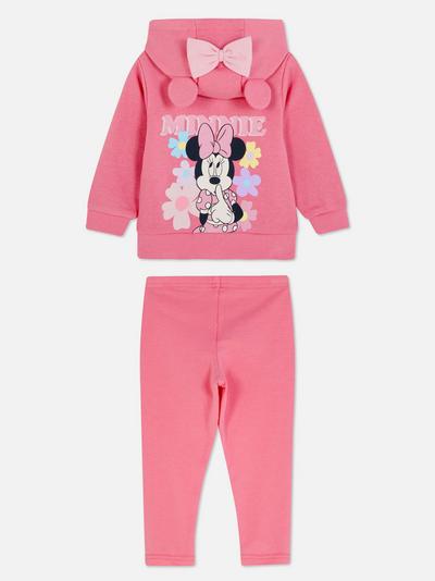 Conjunto de sudadera con capucha y leggings de Minnie Mouse de Disney