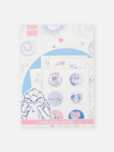 Stickers Disney Lilo en Stitch, set van 5