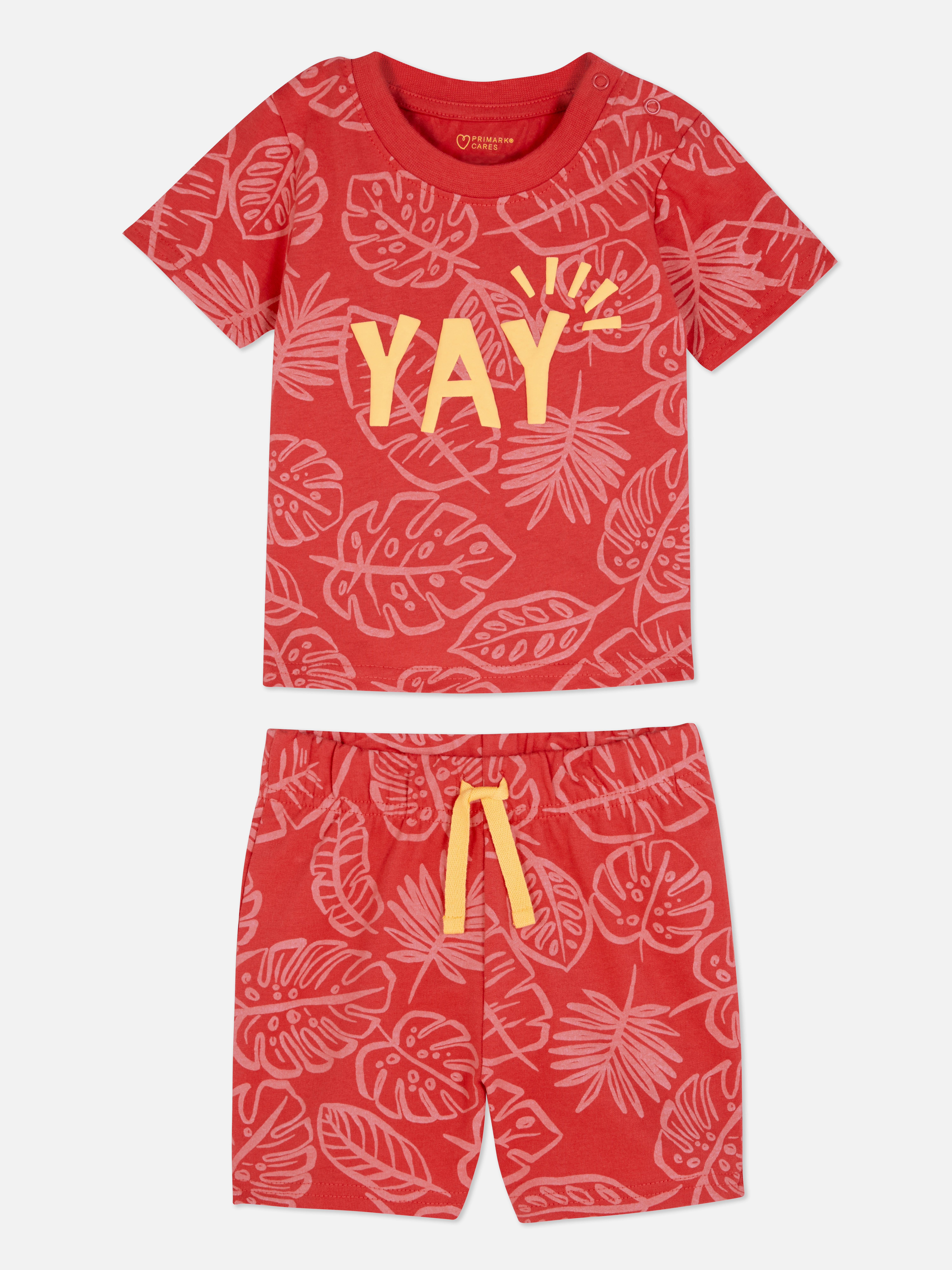 Leaf Print TShirt and Shorts Set Baby Boy Clothes Baby & Newborn