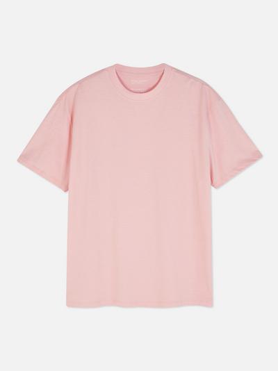 T-shirt corte folgado cor moderna