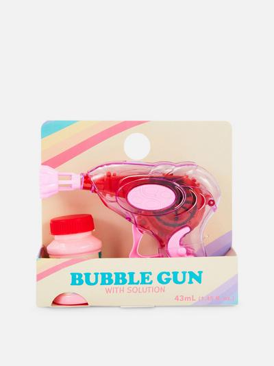 Pistola de juguete de pompas de jabón