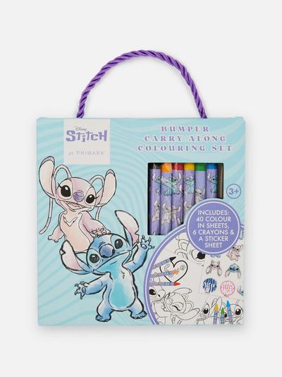 Disney Lilo and Stitch Carry Along Colouring Set