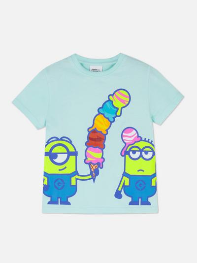Majica s kratkimi rokavi z motivom Minionov s sladoledom