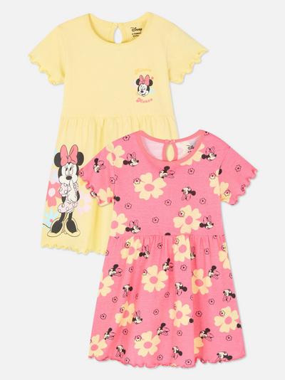 Pack de 2 vestidos de punto de Minnie Mouse de Disney