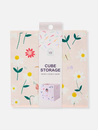Floral Cube Storage