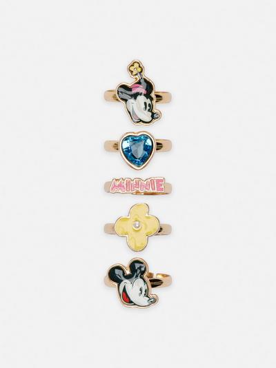 Pack de 5 anillos de Minnie Mouse de Disney