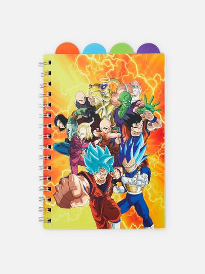 A5 Dragon Ball Z Notebook With Dividers