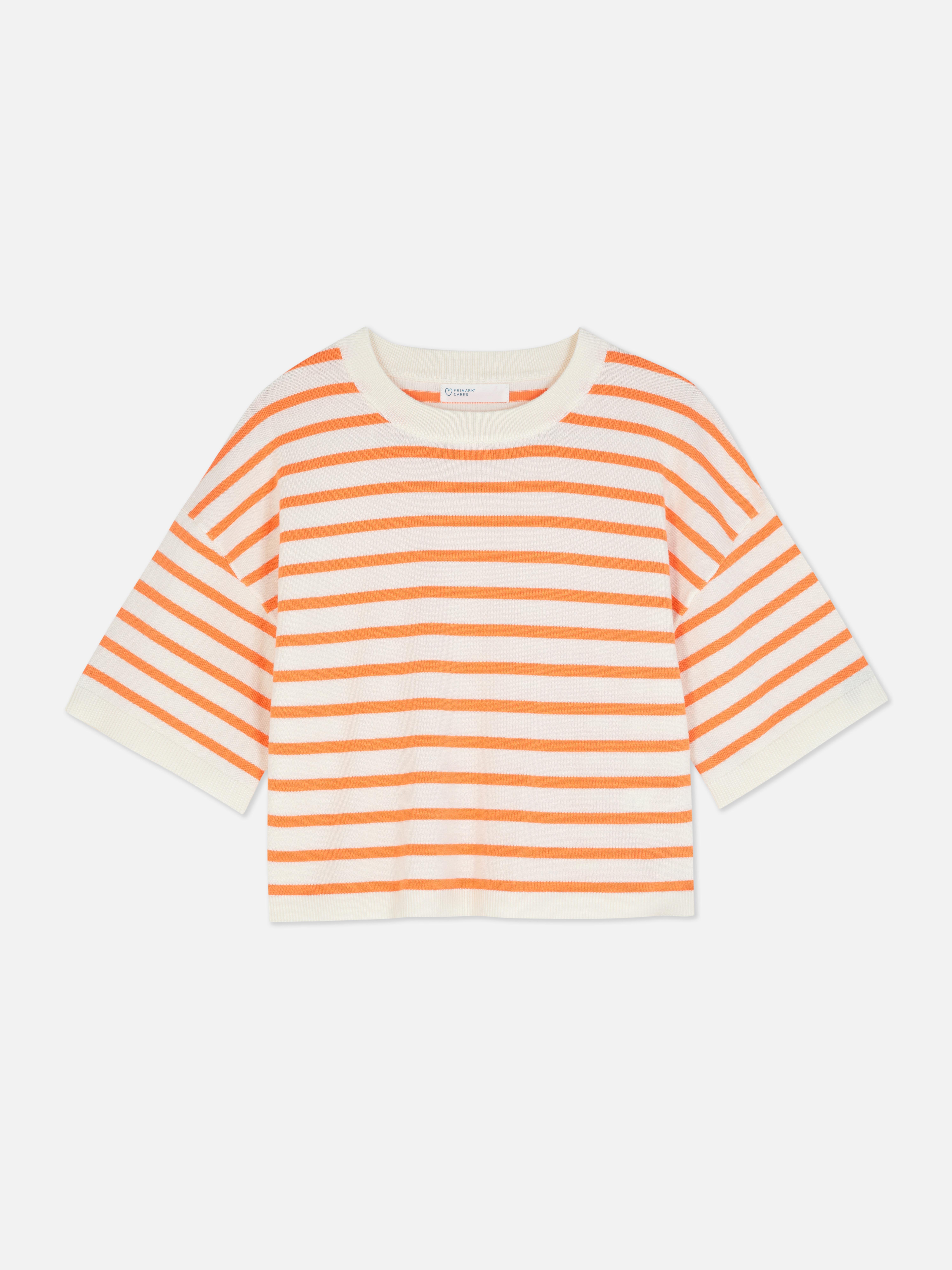 Camiseta corta de corte cuadrado
