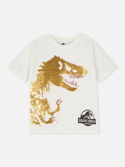 T-shirt con paillettes Jurassic World