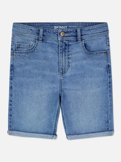 Short en jean coupe skinny