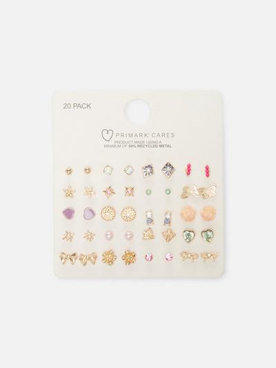 20-Pack Stud Earrings