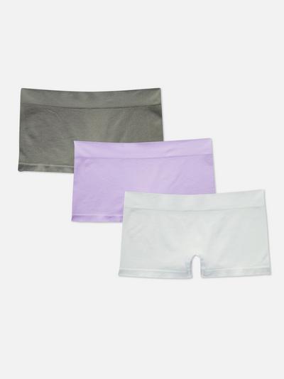Pack 3 boxers canelados s/ costuras
