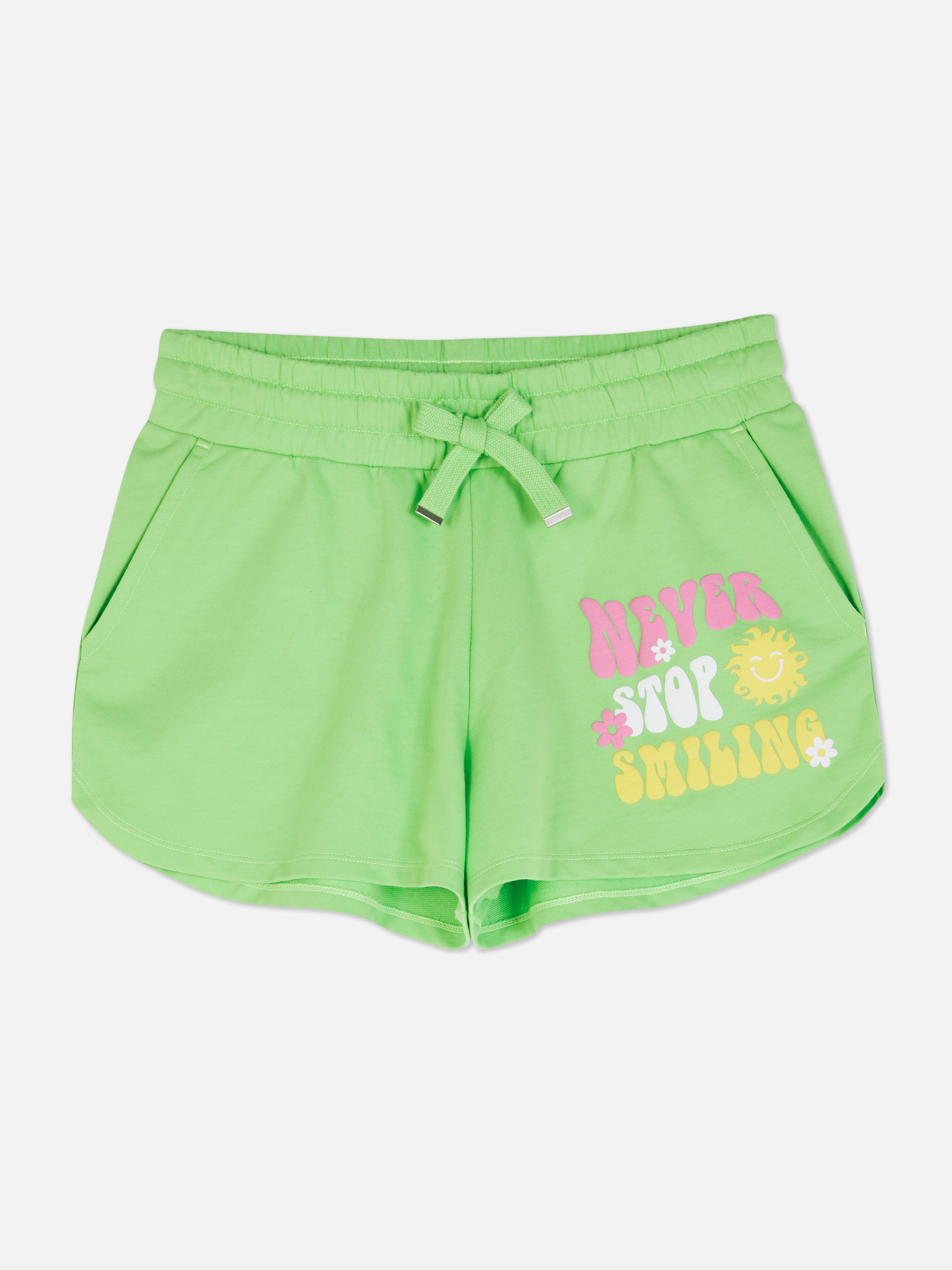 Short met sportieve print Korte broeken voor dames Dameskleding