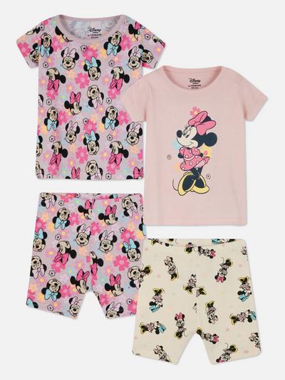 Lot de 2 pyjamas Disney Minnie Mouse à fleurs