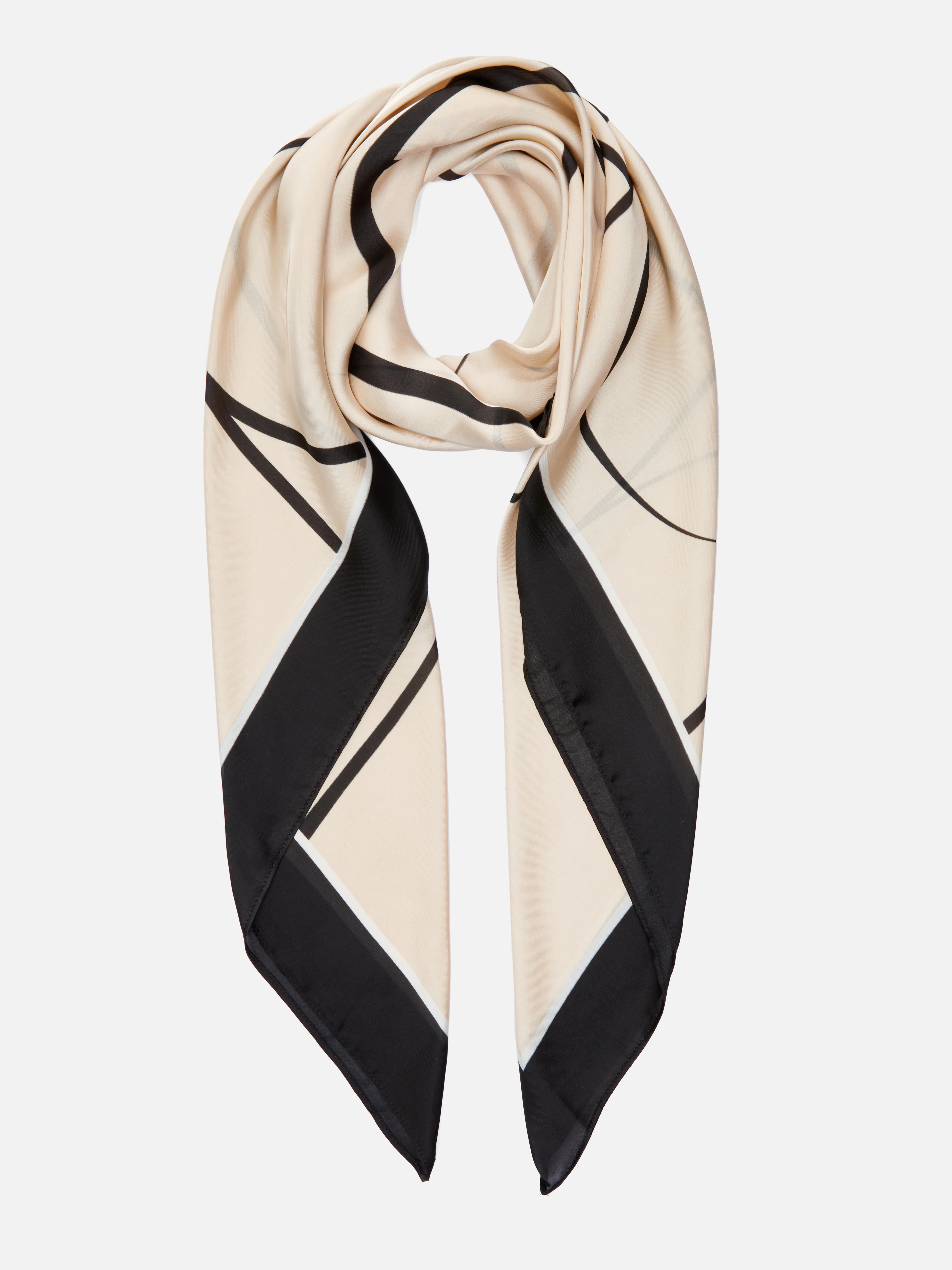 Pañuelo de satén estampado | bufandas y guantes para mujer | Accesorios de mujer | Nuestra línea de moda femenina | Todos los productos Primark | Primark España