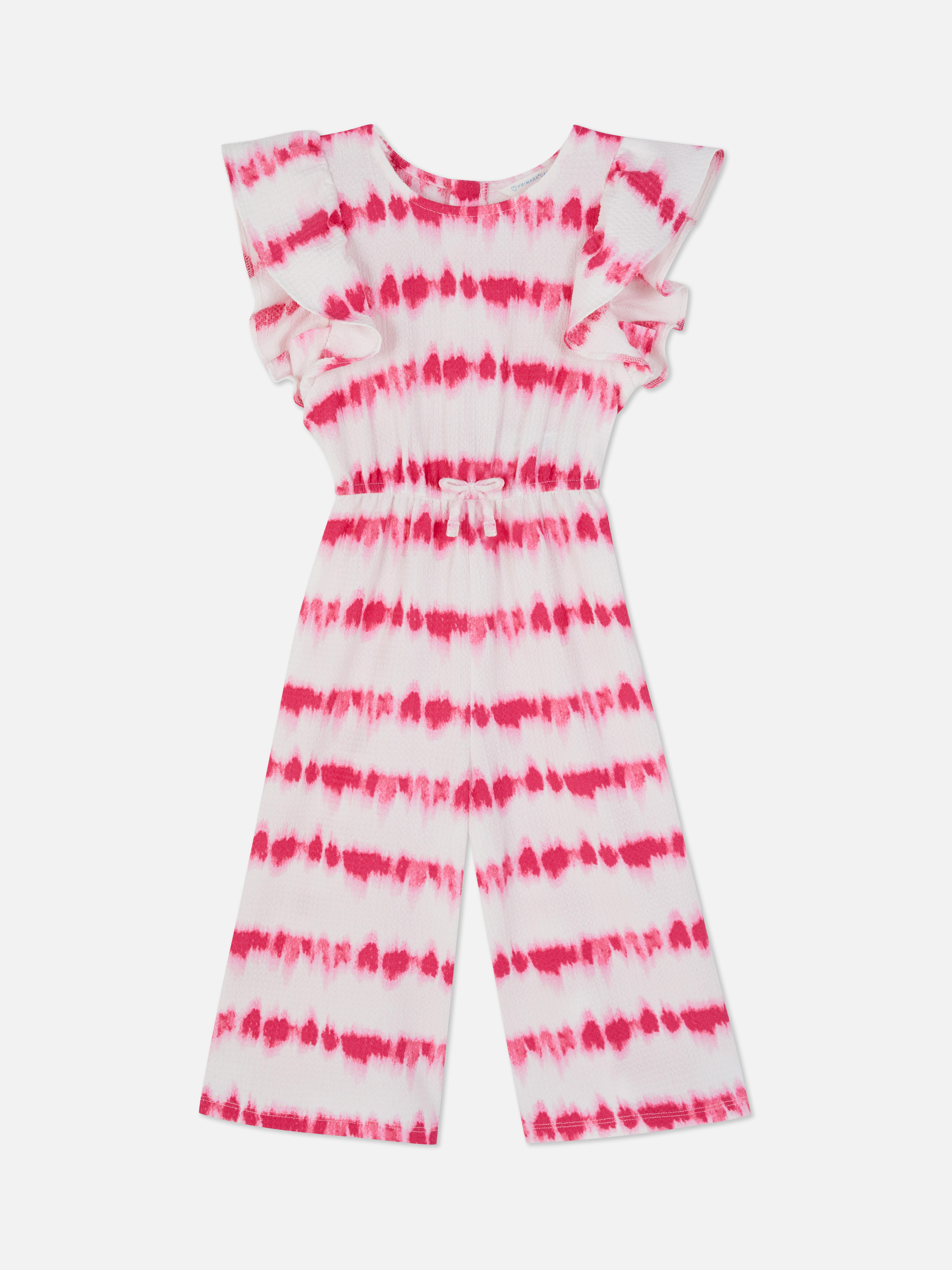 Salopetă cu model tie-dye