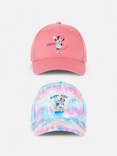 Lot de 2 casquettes de baseball Disney Minnie Mouse et Daisy Duck