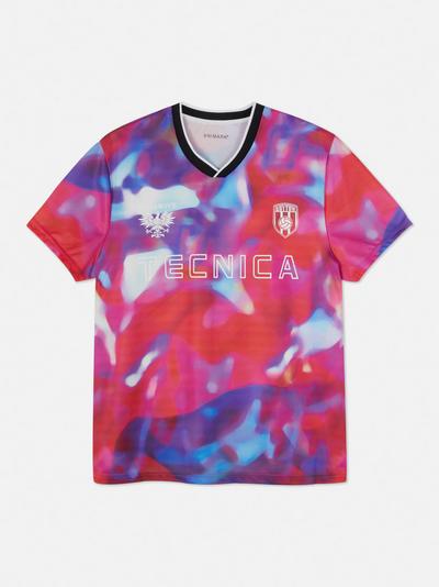 Abstract Soccer T-Shirt