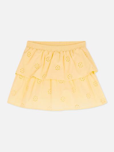 Broderie Tiered Skirt