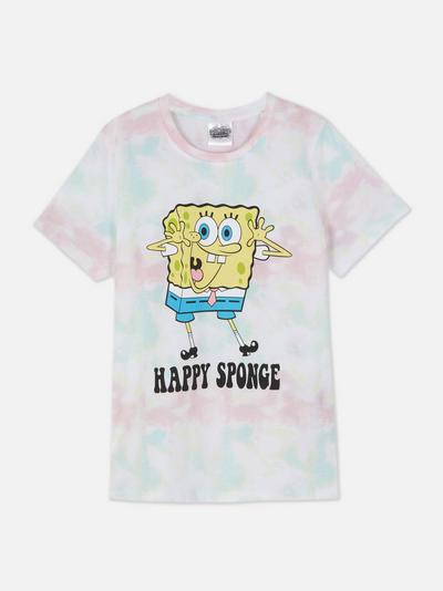 „SpongeBob Schwammkopf“ T-Shirt in Batikoptik