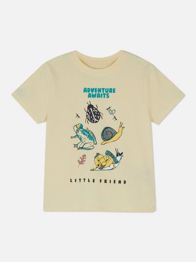 T-shirt met korte mouwen en print