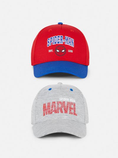 Lot de 2 casquettes de baseball Marvel Spider-Man