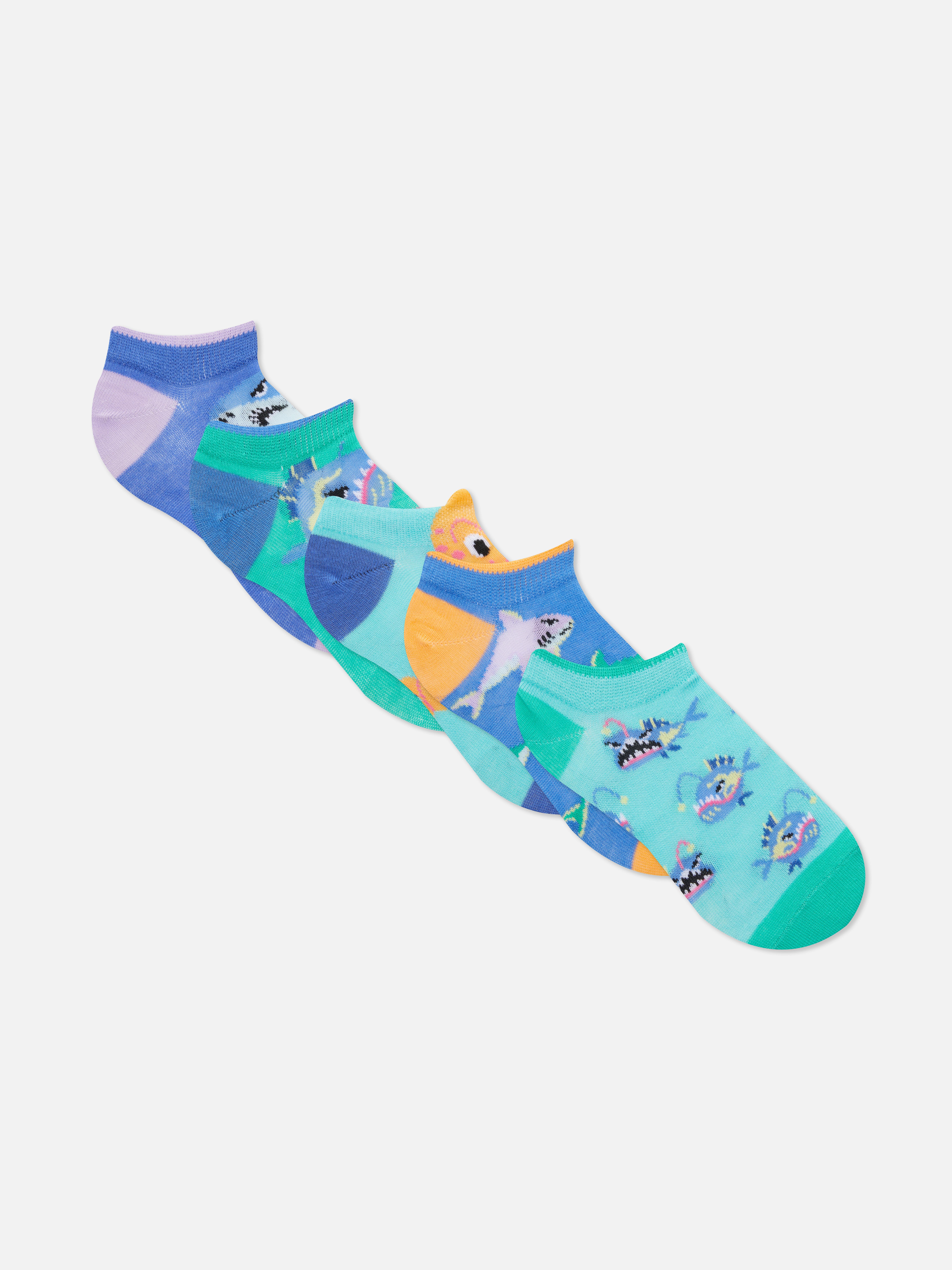 Pack de 5 pares calcetines tobilleros con animales | para niños | Ropa para niños | Todos los productos Primark | Primark