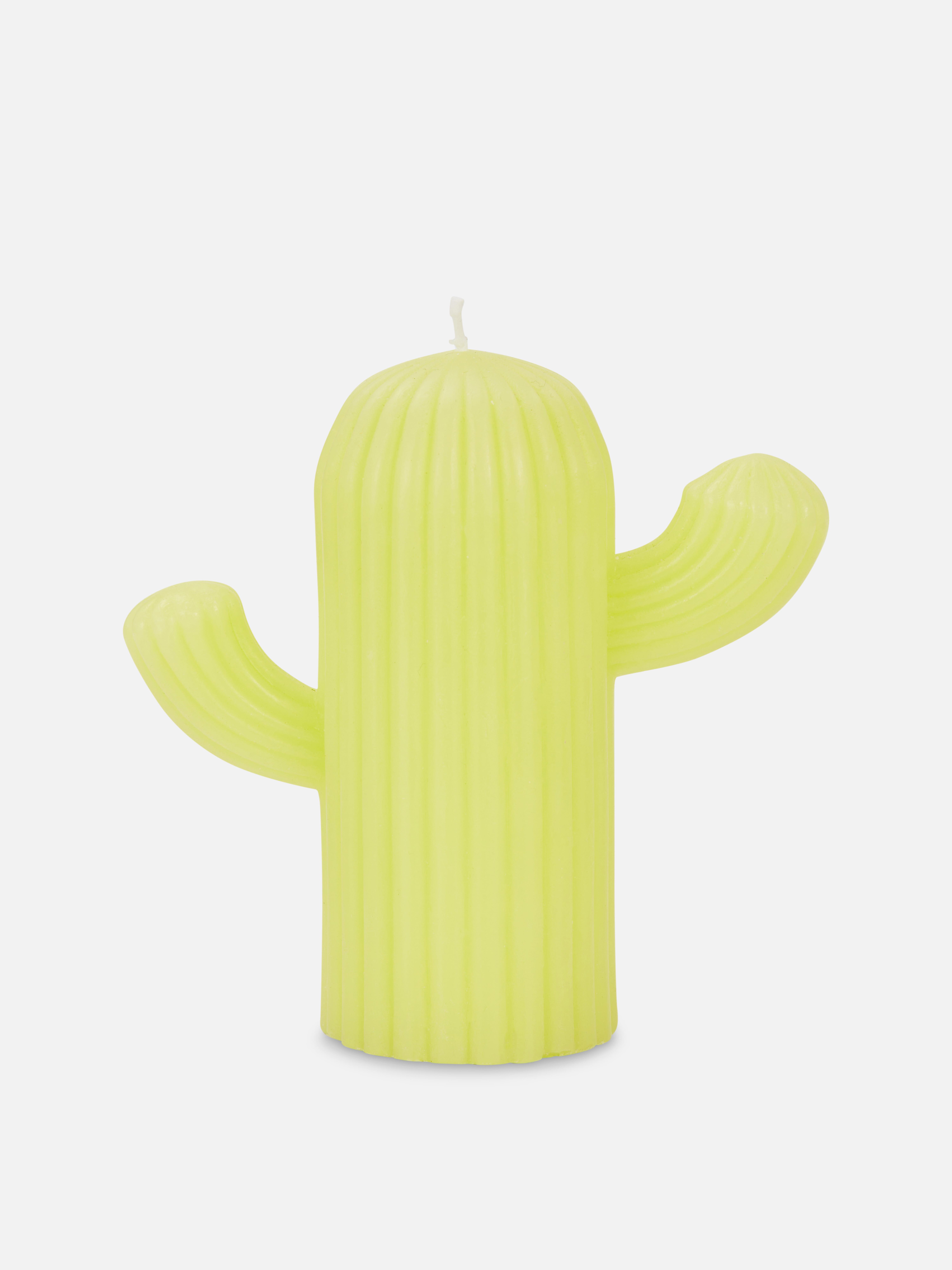 Bougie en forme de cactus