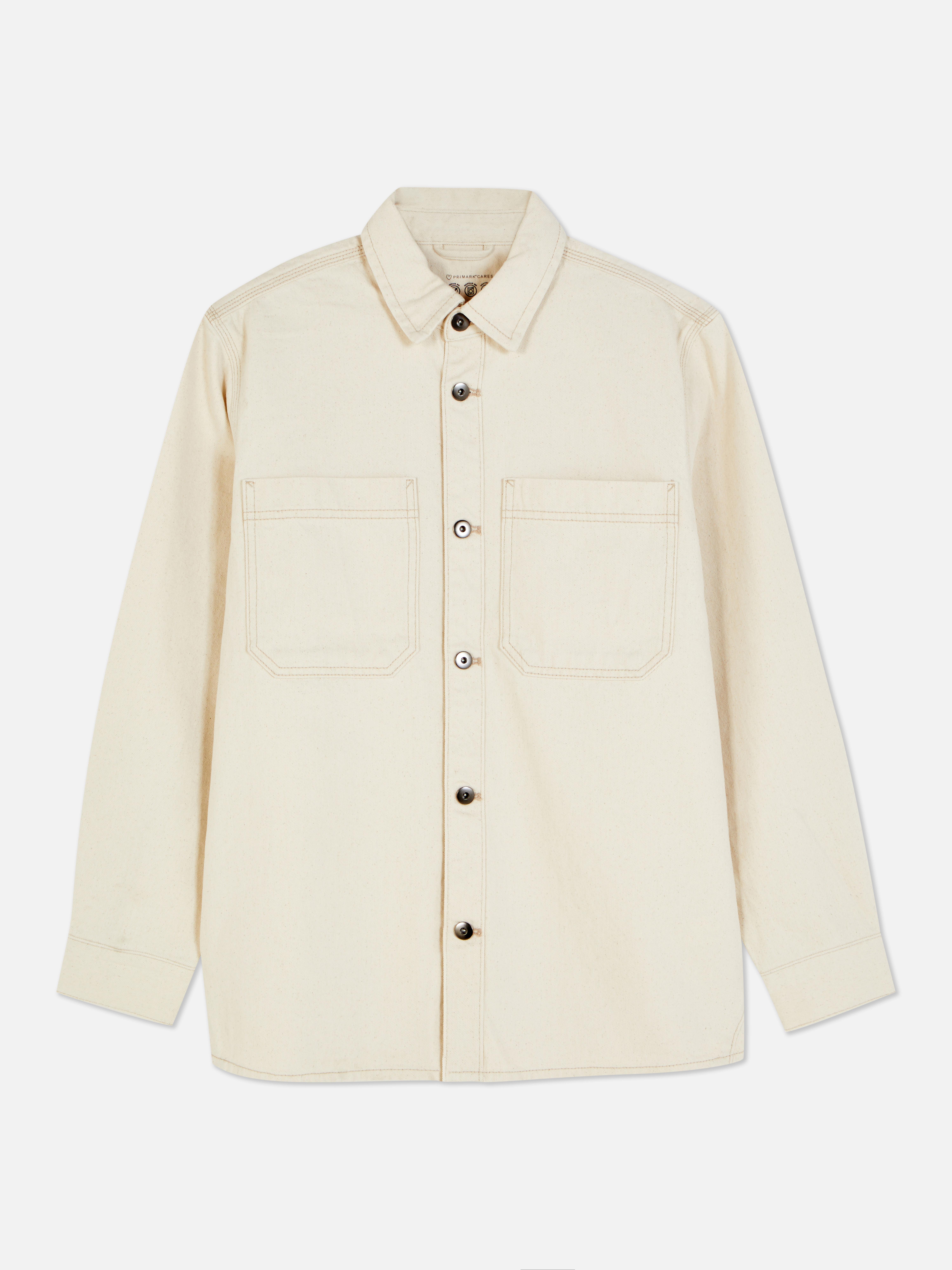 Long Sleeve Denim Overshirt Men's Shirts Men's Clothing Our Men's Fashion Range All